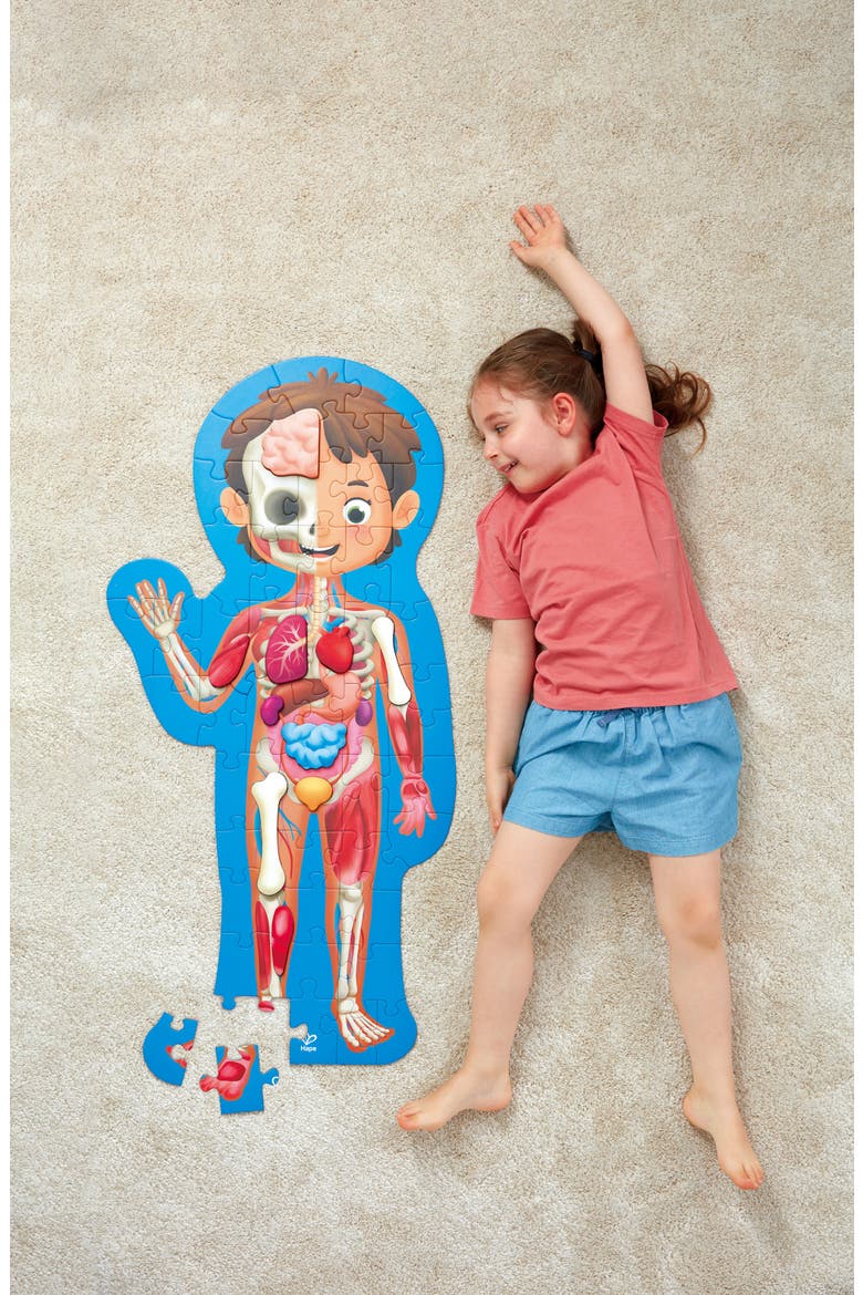 Human Body 50-Piece Puzzle, Alternate, color, MULTIPLECOLOR