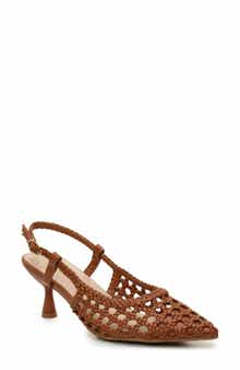 Nicole Miller Knotty Braided Slingback Pump