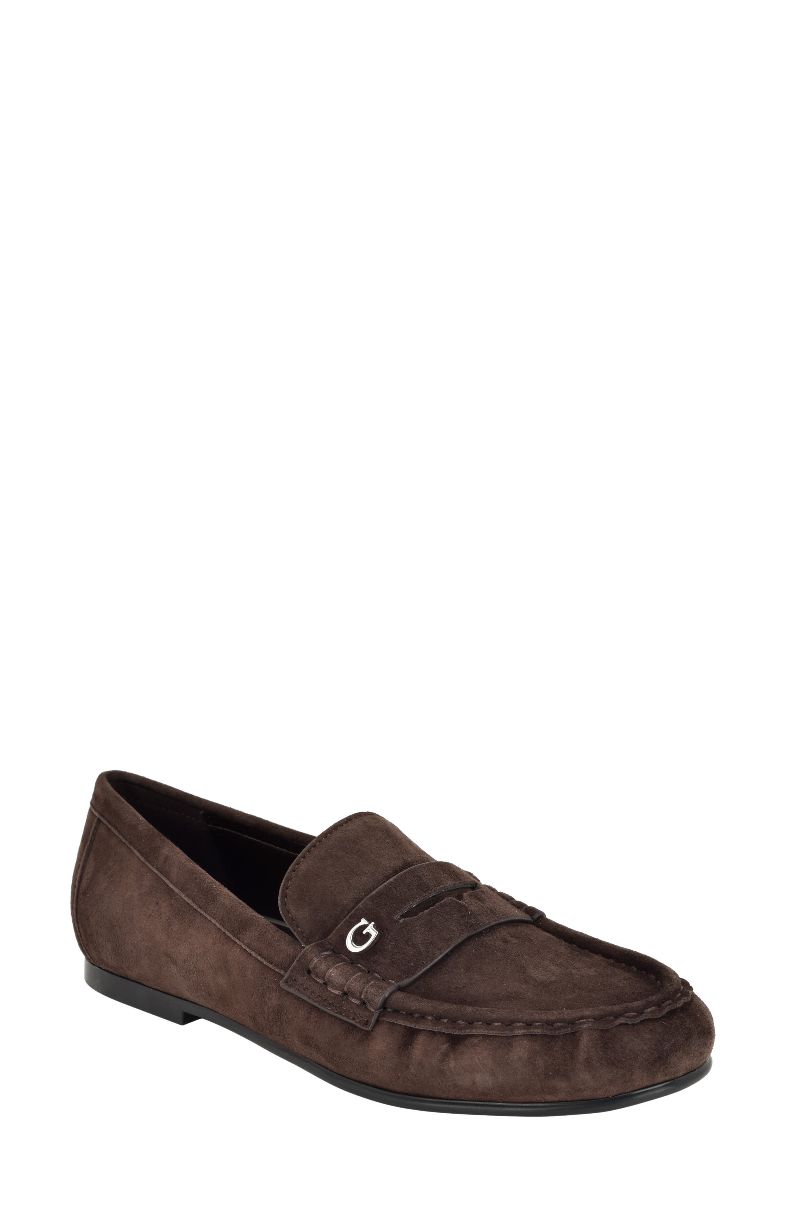 Raivoo Penny Loafer, Main, color, DARK BROWN