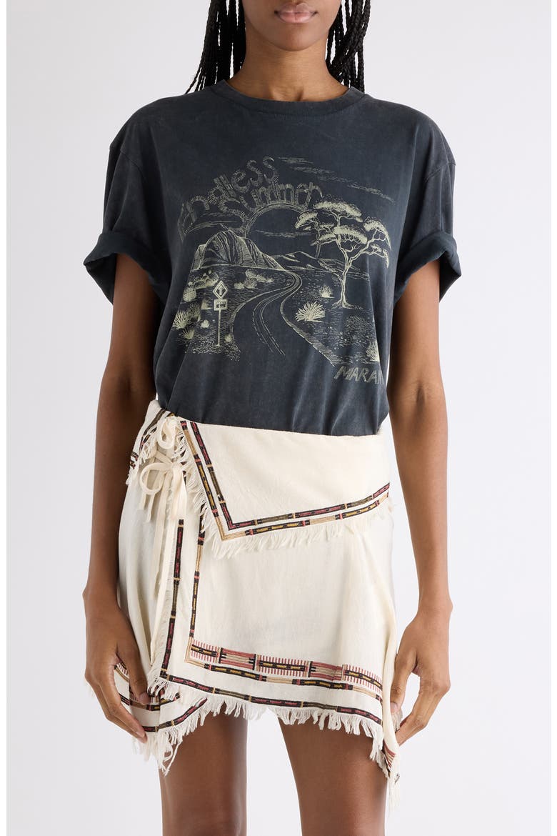 Zewel Graphic T-Shirt, Main, color, FADED BLACK