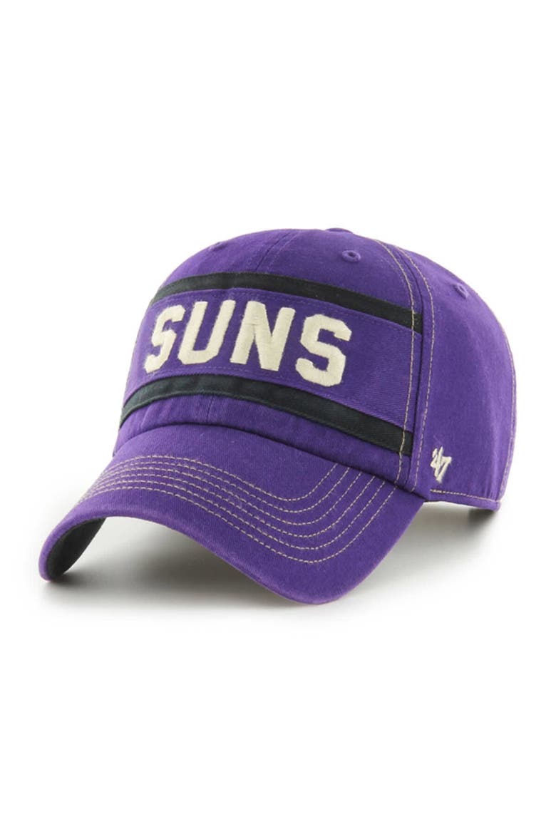 Men's '47 Purple Phoenix Suns Quick Snap Clean Up Adjustable Hat, Alternate, color, Purple