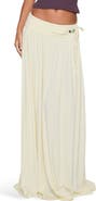 Princess Polly Velvet Storm Tie Detail Maxi Skirt