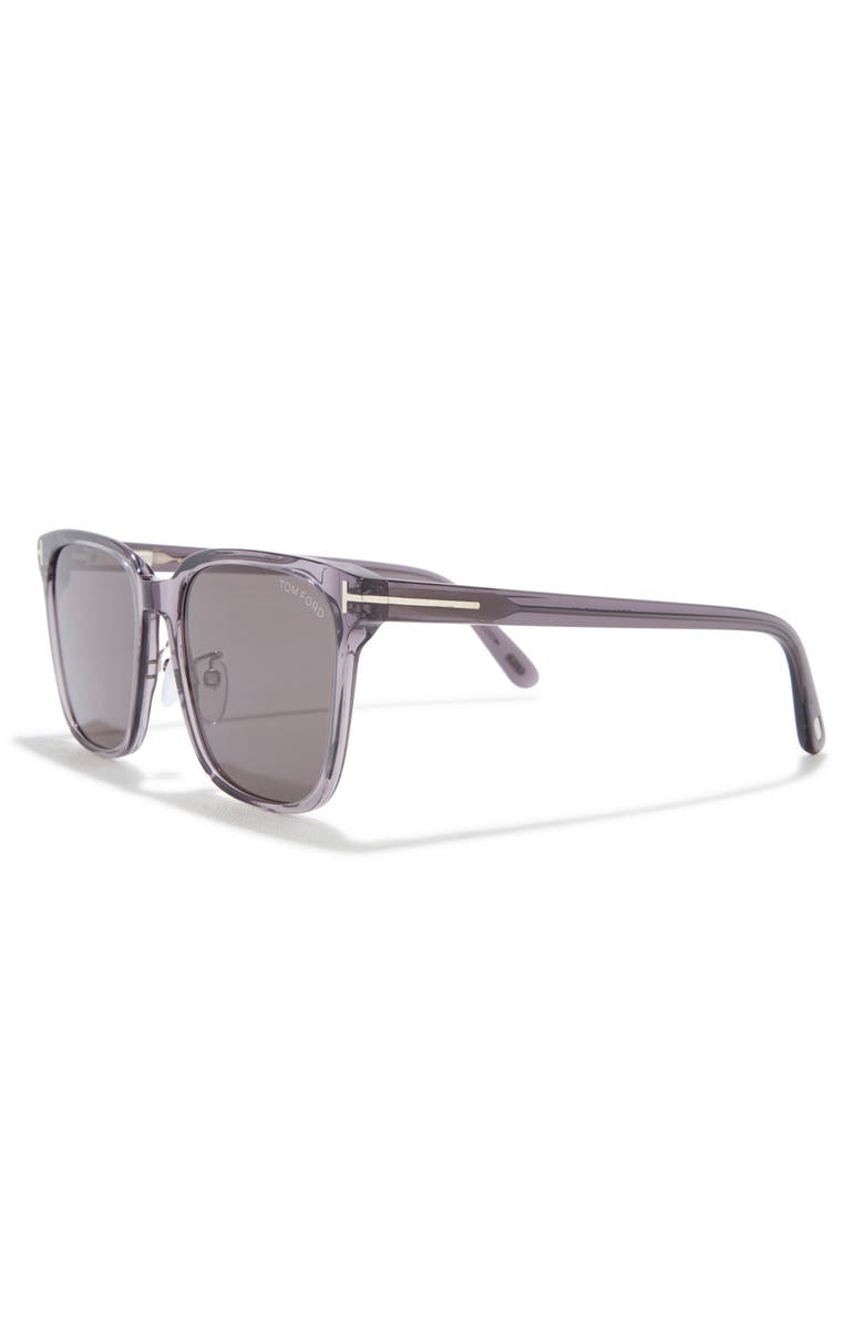 TOM FORD 54mm Square Sunglasses, Alternate, color, Grey/ Other / Smoke Mirror