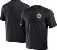 NFL X DARIUS RUCKER Men's NFL x Darius Rucker Collection by Fanatics Black Las Vegas Raiders Washed Raglan Henley T-Shirt