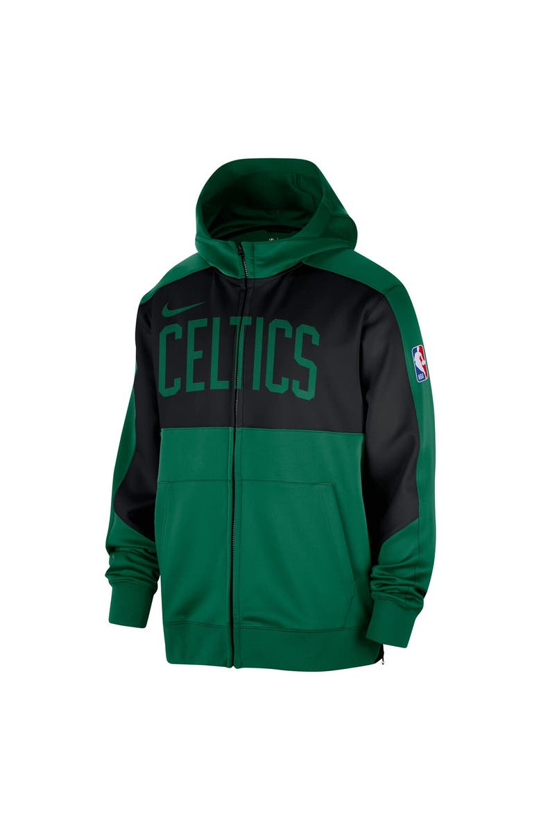 Nike Men's Nike Kelly Green Boston Celtics Authentic On-Court Showtime Performance Full-Zip Hoodie, Alternate, color, 