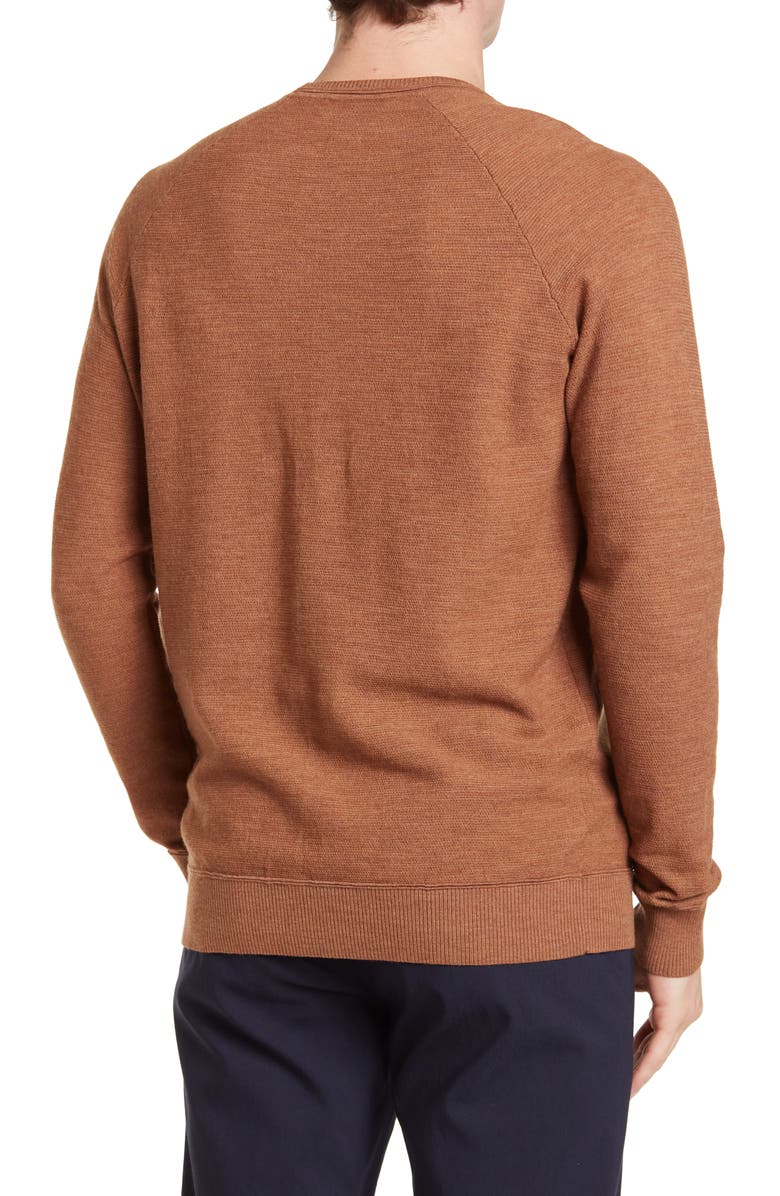 Peter Millar Excur Flex Villa Raglan Crew Neck Pullover, Alternate, color,
