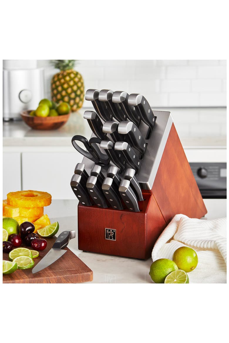 Statement Knife Block 20-Piece Set, Alternate, color, STAINLESS STEEL