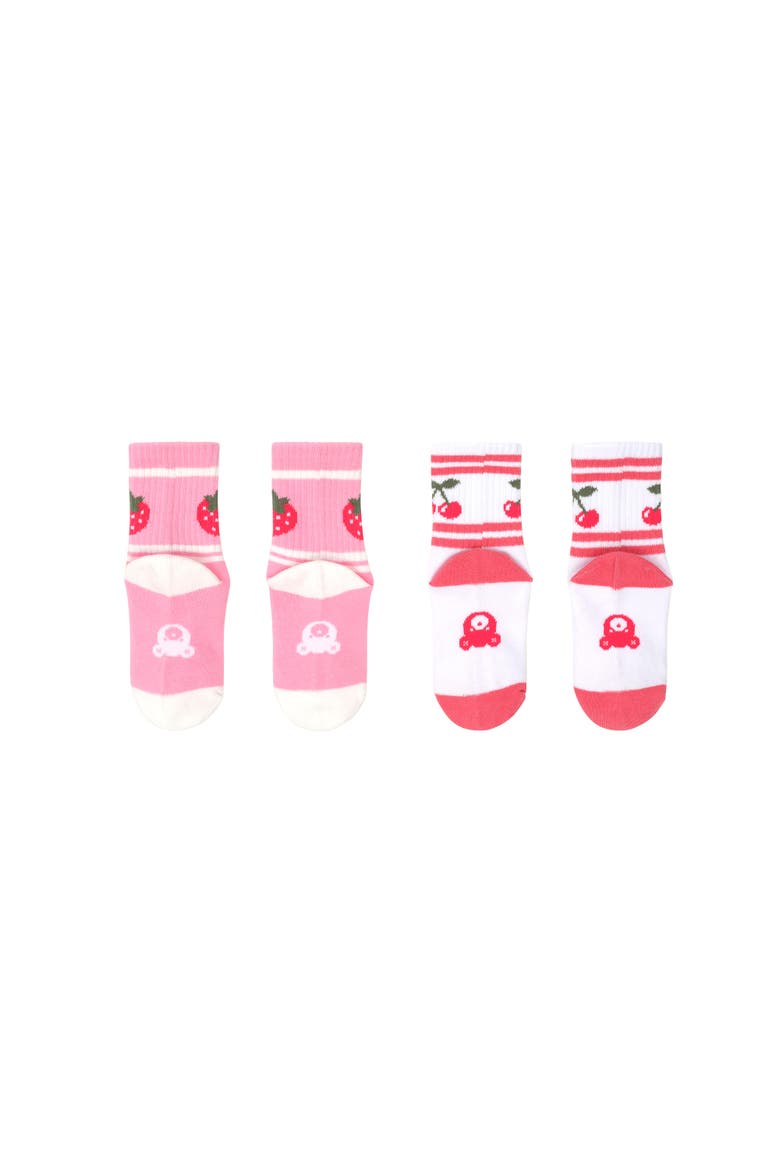 2Pk Girls Sport Sock, Main, color, Multi