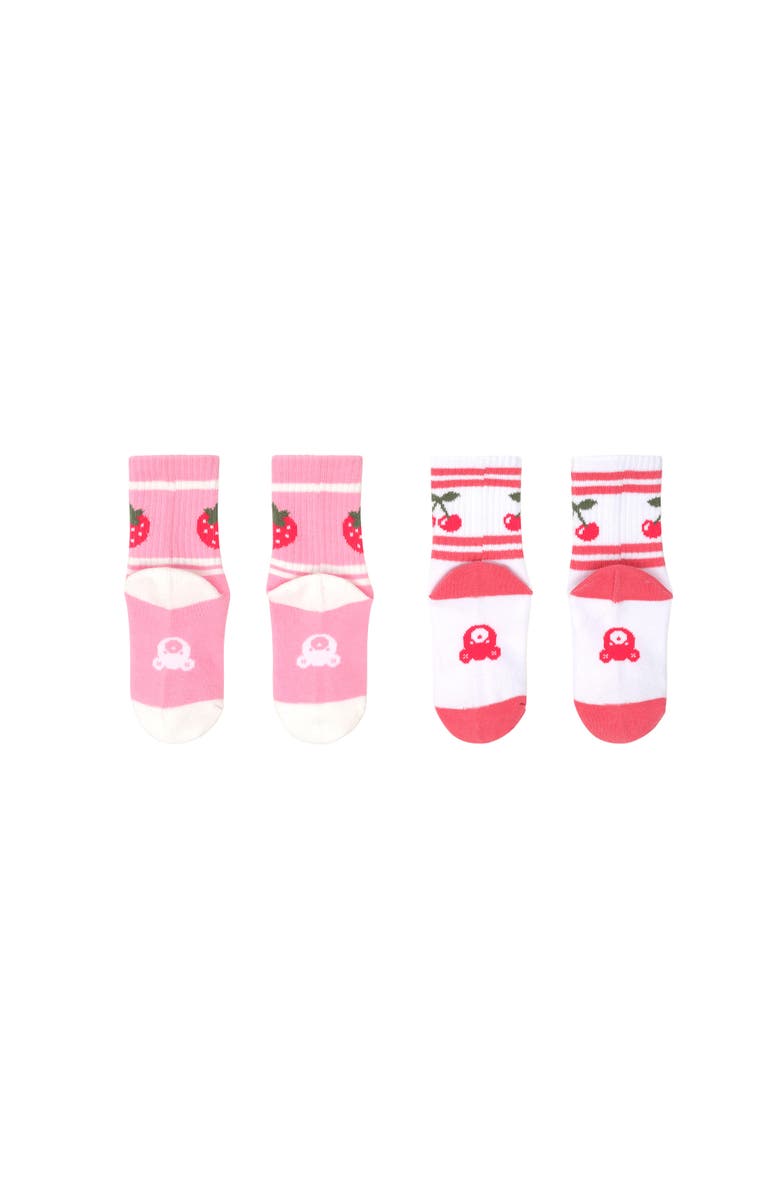 Huxbaby 2Pk Girls Sport Sock, Main, color, Multi