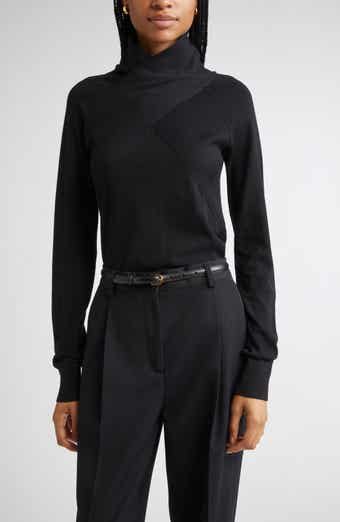Merino Wool Crossover Sweater