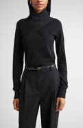 TOTEME Merino Wool Crossover Sweater
