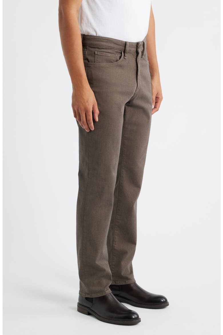 Charisma Relaxed Straight Leg Twill Pants, Alternate, color, COFFEE DIAGONAL