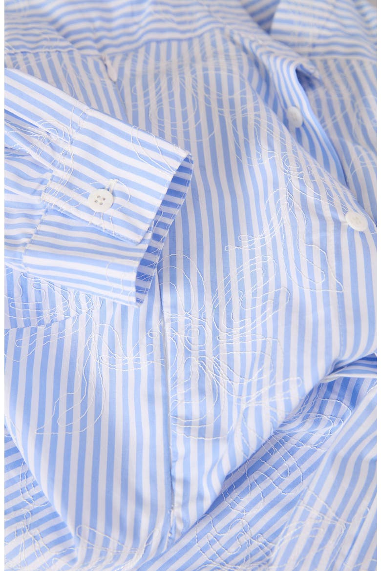 Camille Maternity and Nursing Shirt, Alternate, color, BLUE