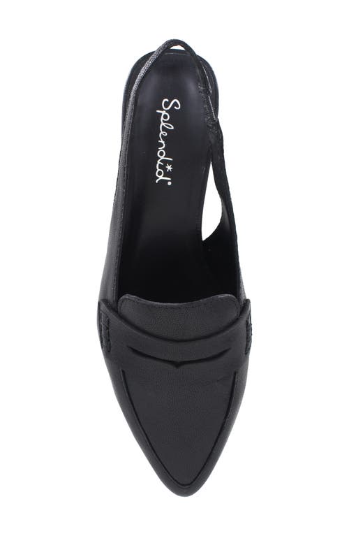 Splendid Lilly Slingback Loafer Pump In Black
