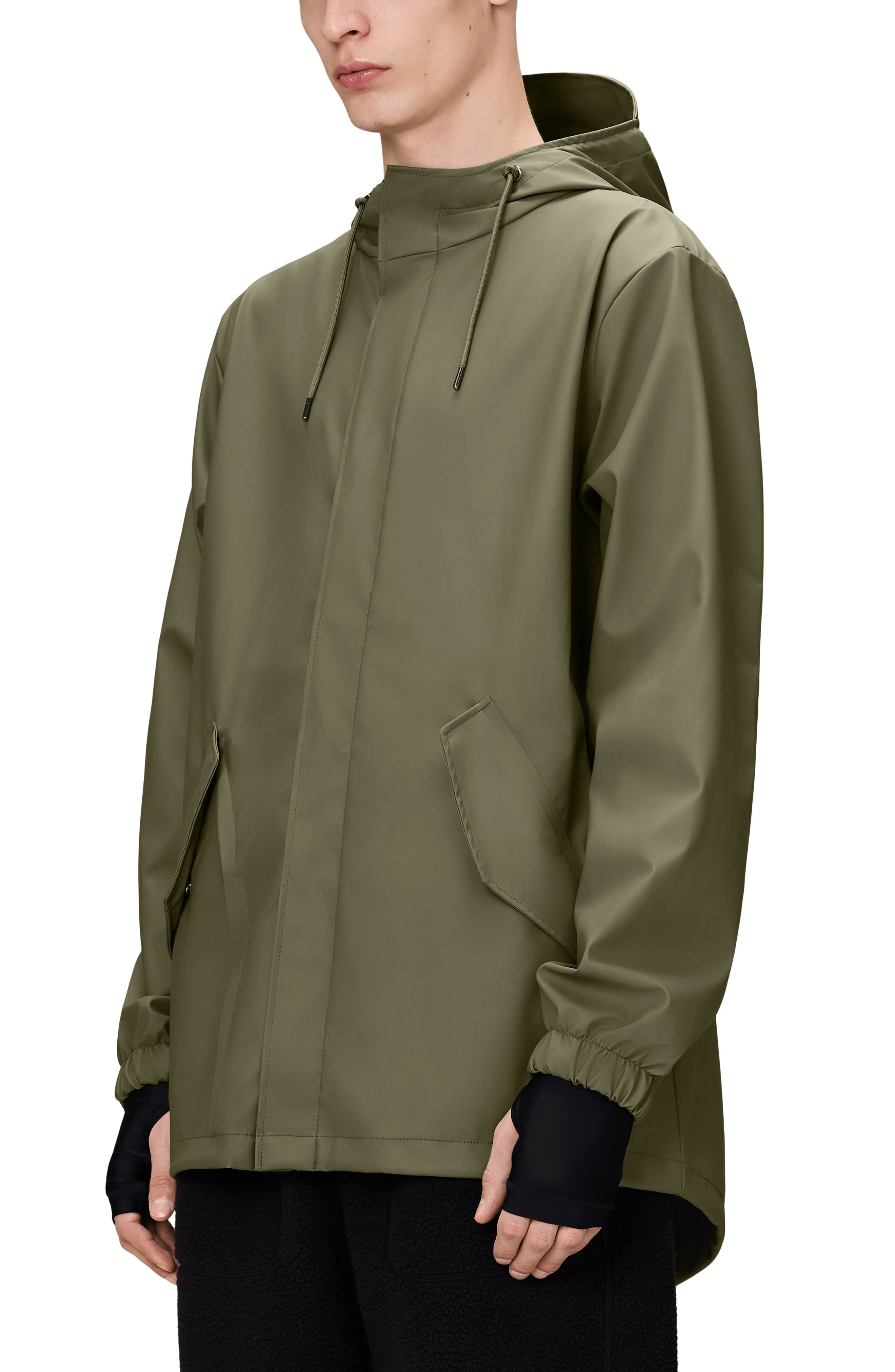 Fishtail Hooded Waterproof Rain Jacket - image 5