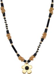 EYE CANDY LOS ANGELES Rebecca Flower Pendant Necklace