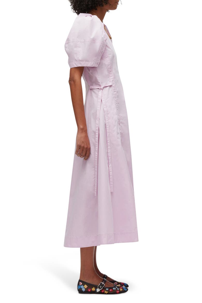 Bloom Sleeve Fit & Flare Dress, Alternate, color, WISTERIA