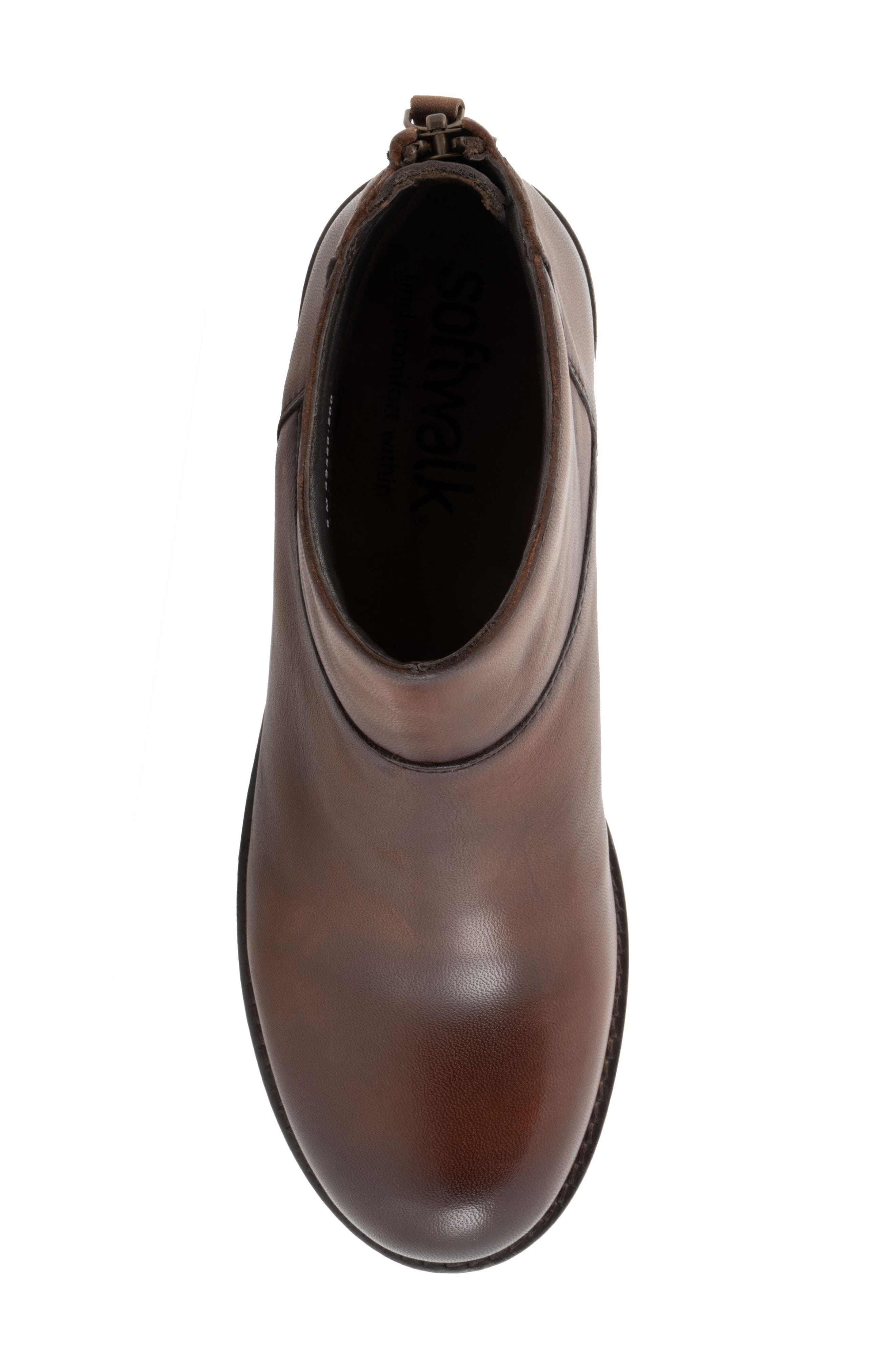 SoftWalk<sup>®</sup> Elmhurst Bootie, Alternate, color, Dark Brown