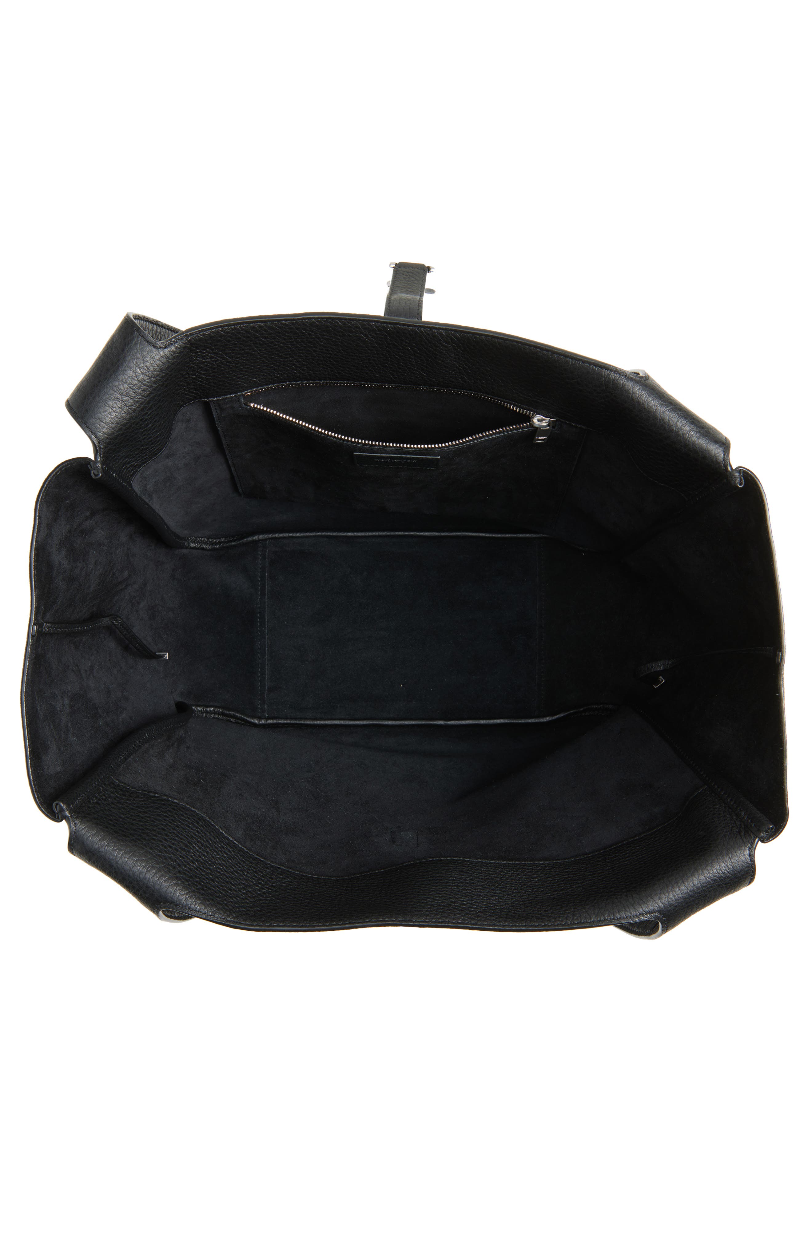 Saint Laurent Le 5 À 7 Bea Leather Tote, Alternate, color, 