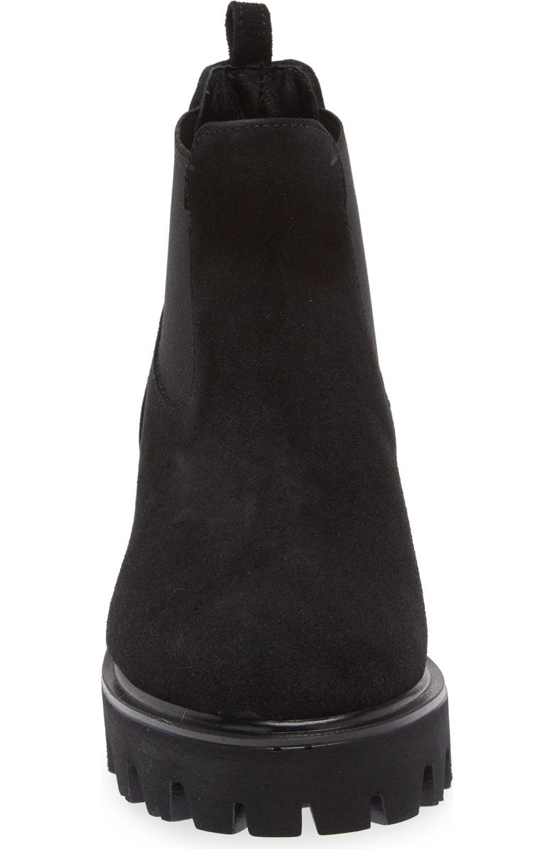 Cordani Alicia Lug Chelsea Boot, Alternate, color, Camoscio Nero