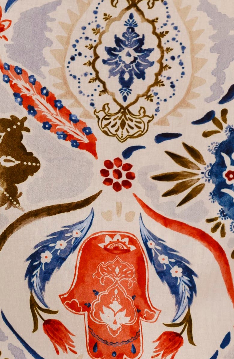 The Lazy Poet Emma Hamsa Blessing Cotton Pajamas, Alternate, color, 