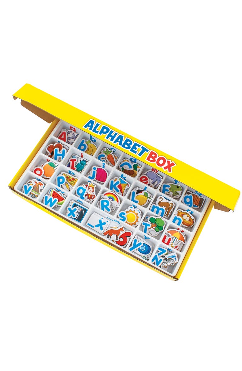 Junior Learning Alphabet Box, Alternate, color, Multicolored