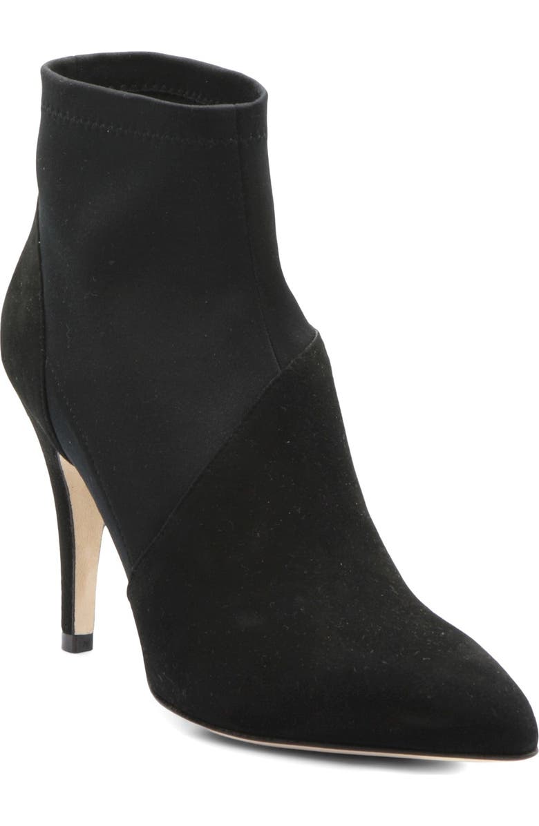 Bettye Muller Gidget Leather Stretch Bootie, Main, color,
