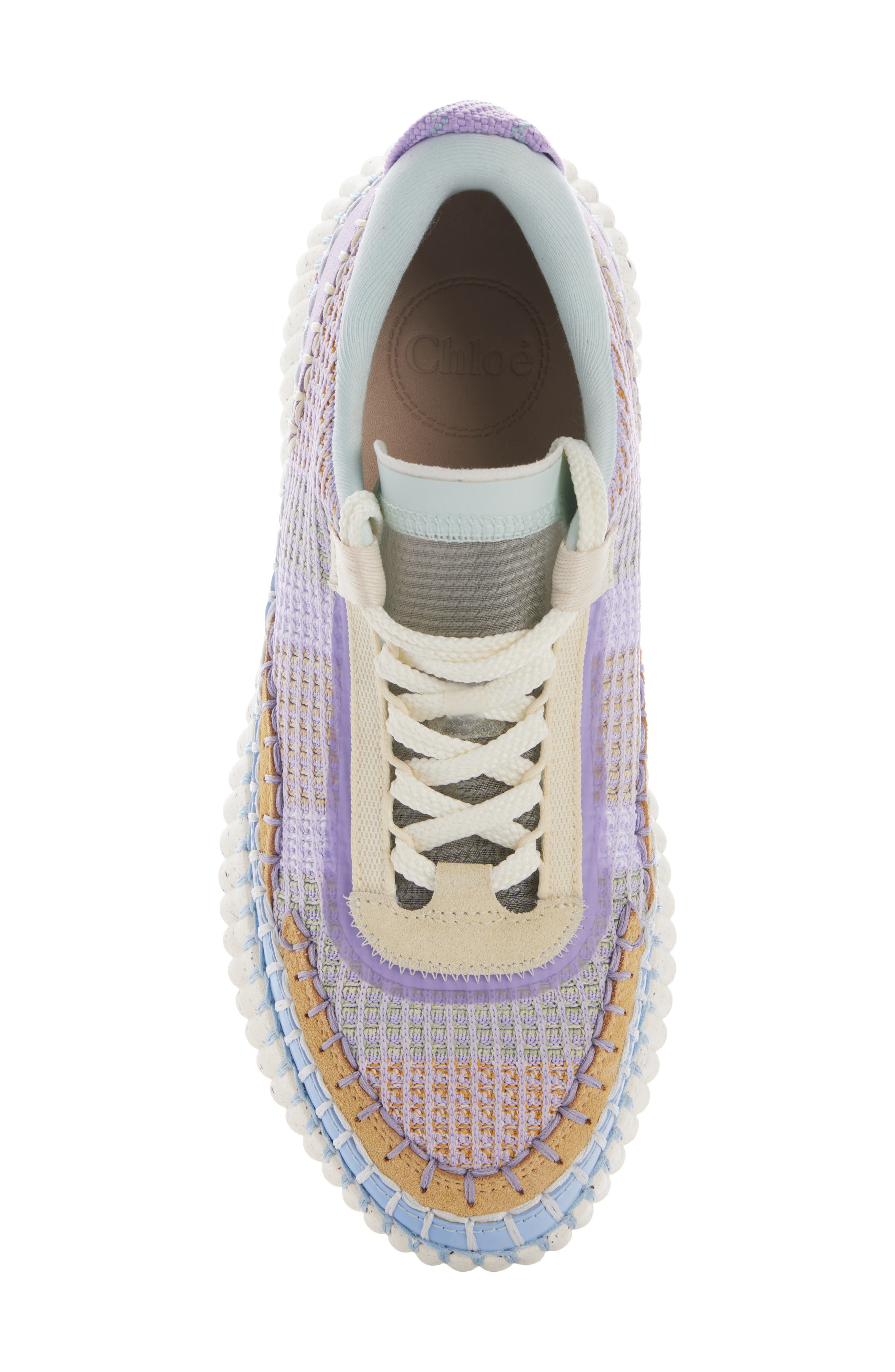 Chloé Nama Platform Sneaker, Alternate, color, Dreamy Lavender