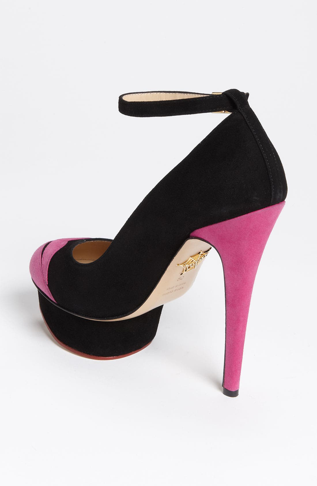 Charlotte Olympia Ankle Strap Pump, Alternate, color, 