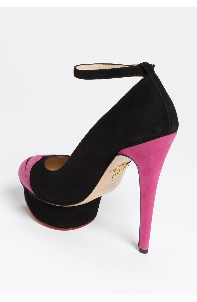 Charlotte Olympia Ankle Strap Pump, Alternate, color,