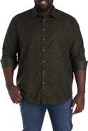 Robert Graham DXL Big & Tall Highland Tonal Sport Shirt