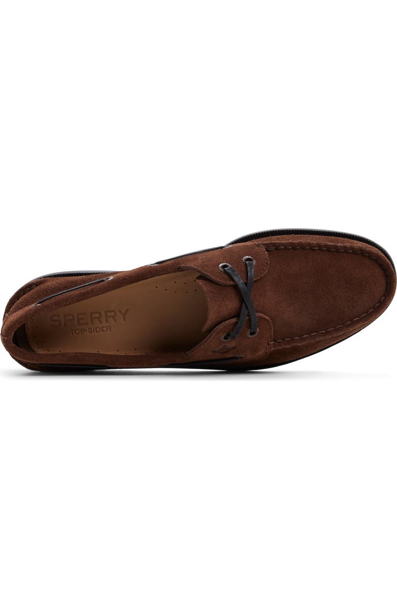 Sperry Authentic Original<sup>™</sup> 2-Eye Boat Shoe, Alternate, color, Dark Brown