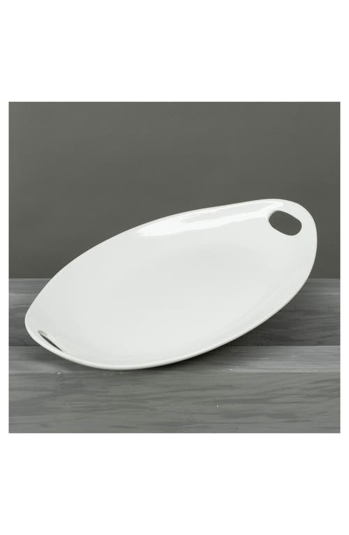 Bia Cordon Bleu Porcelain Oval Platter In White