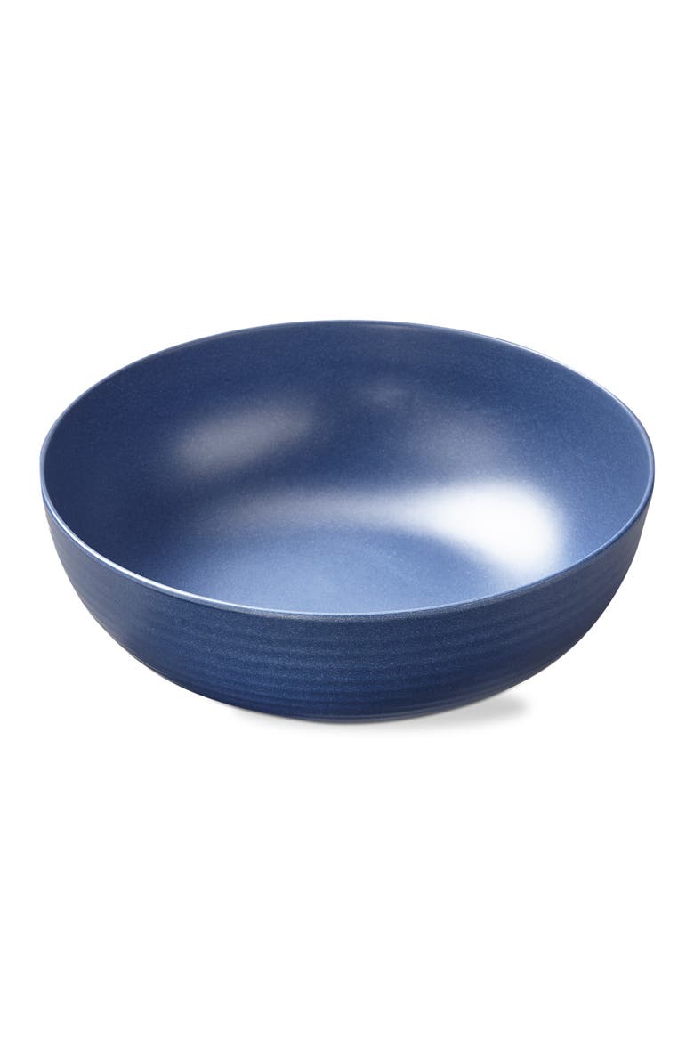 Denim Blue Brooklyn Melamine Serving Bowl Dishwasher Safe, Main, color, Blue