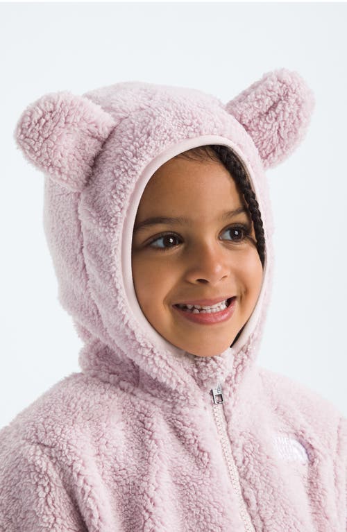 The North Face Kids' Campshire Ear Appliqué Fleece Zip Hoodie In Purple