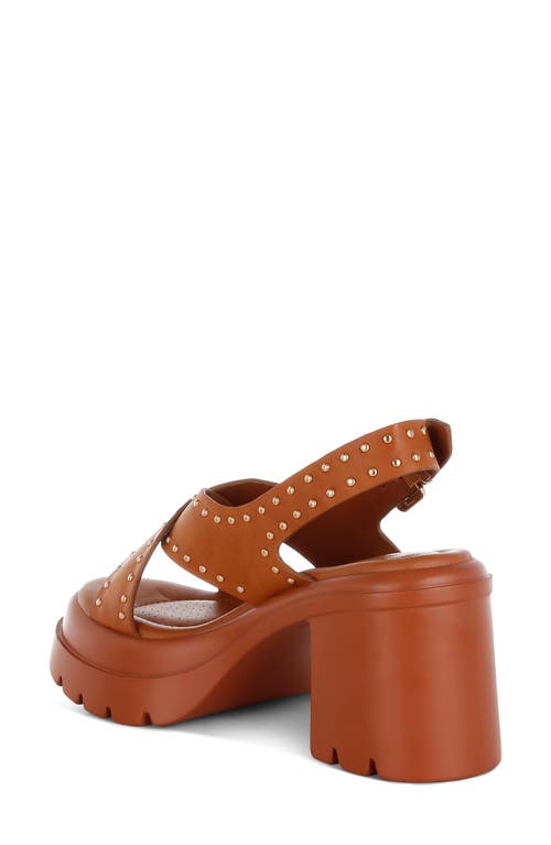 London Rag Nambo Lug Sole Sandal In Tan