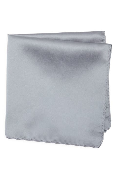 Solid Satin Pocket Square