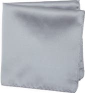 CONSTRUCT Solid Satin Pocket Square