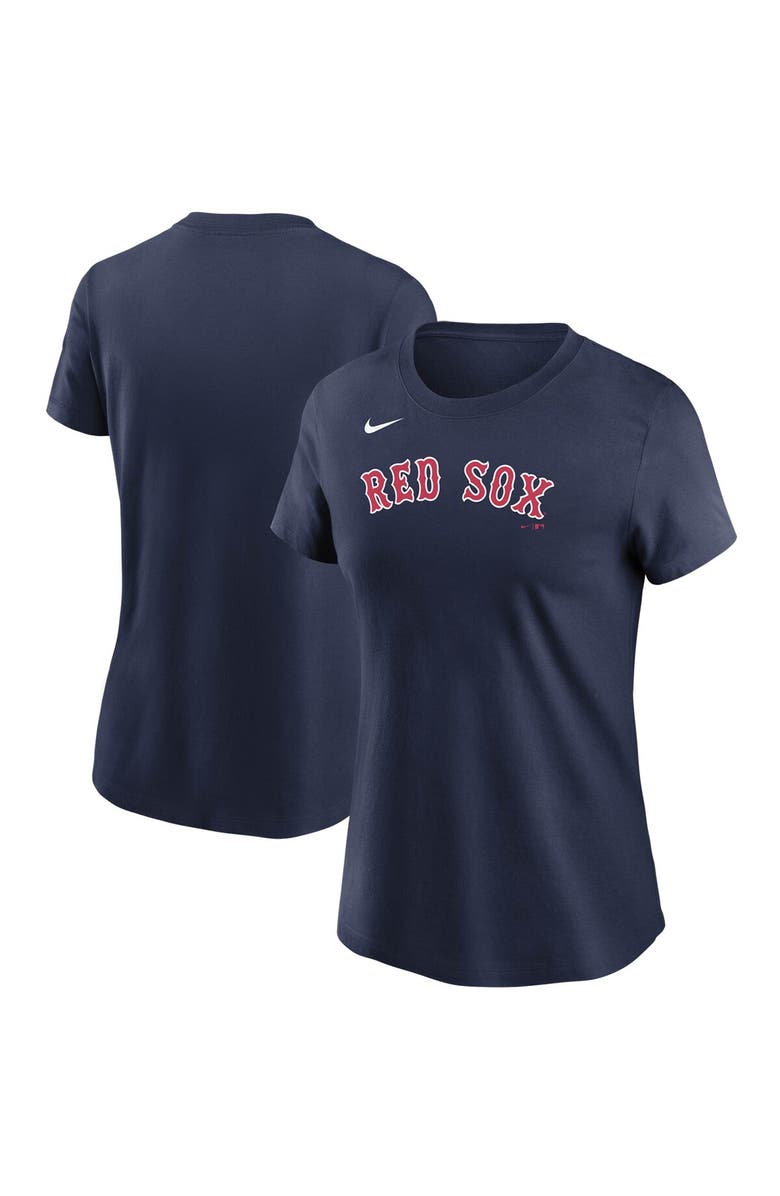 Nike Women's Nike Navy Boston Red Sox Wordmark T-Shirt, Alternate, color, 