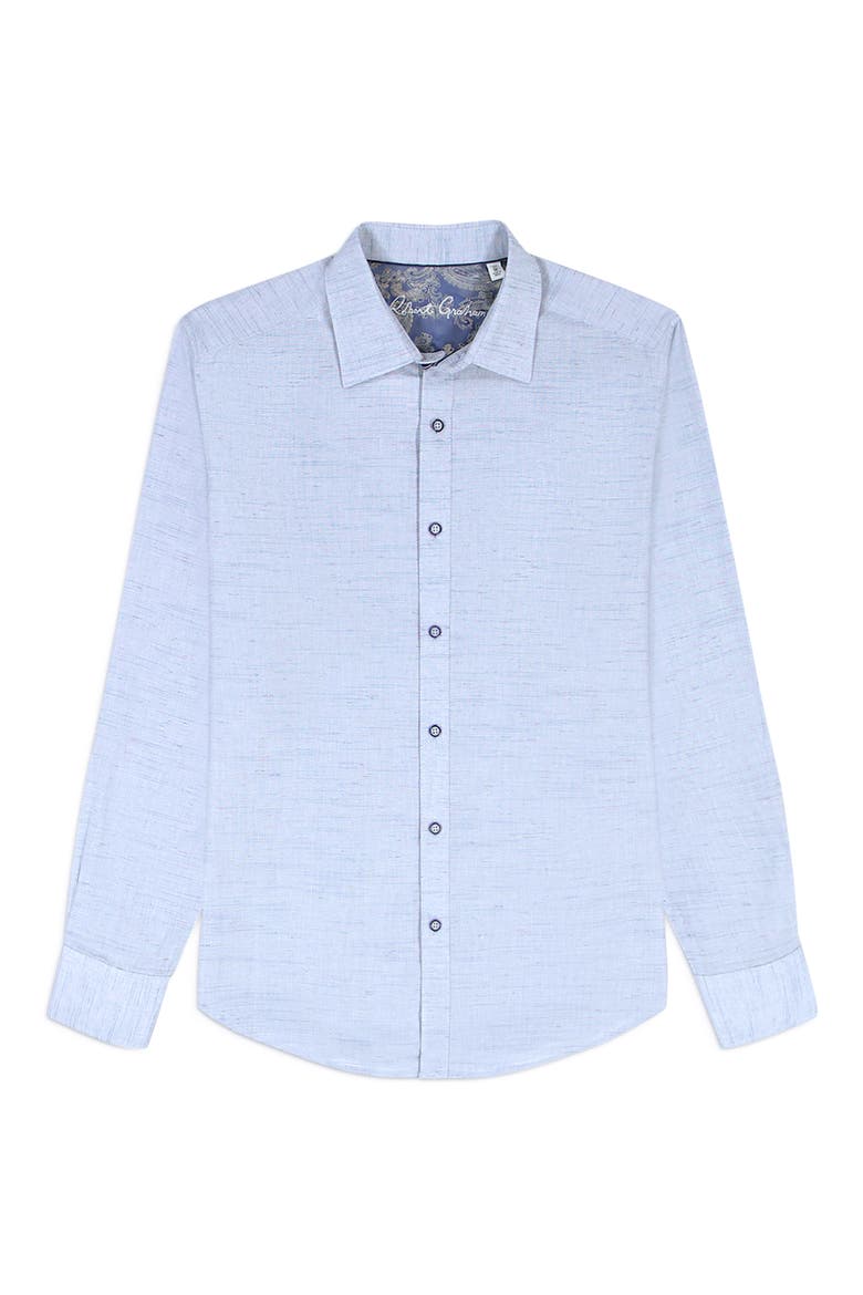 Avondale Cotton Button-Up Shirt, Alternate, color, NAVY
