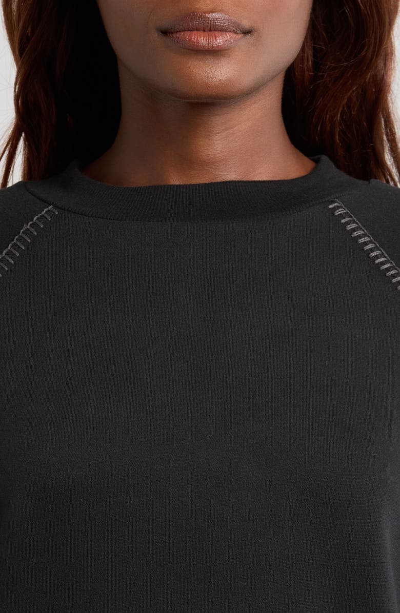 UGG<sup>®</sup> Classic Cotton Blend Sweatshirt, Alternate, color, Black