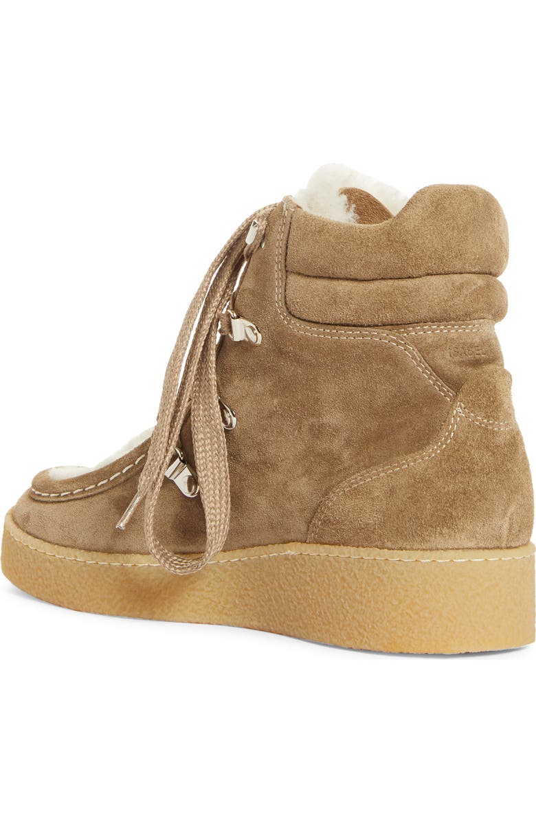 Isabel Marant Alpica Genuine Shearling Hiking Boot, Alternate, color,