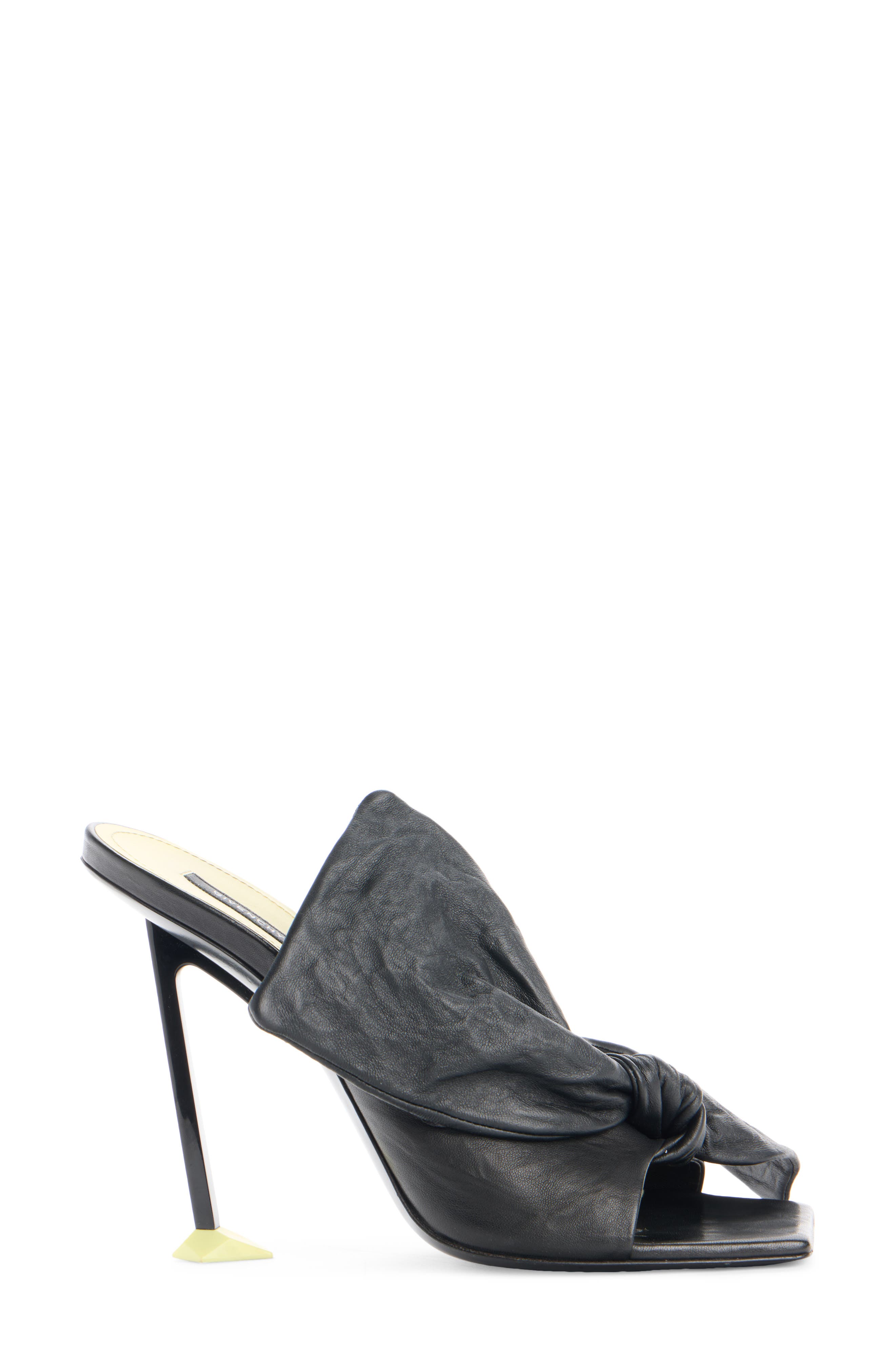 Givenchy Boudoir Bow Slide Sandal, Alternate, color, Black