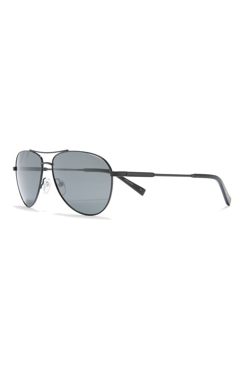 59mm Aviator Sunglasses, Alternate, color, BLACK