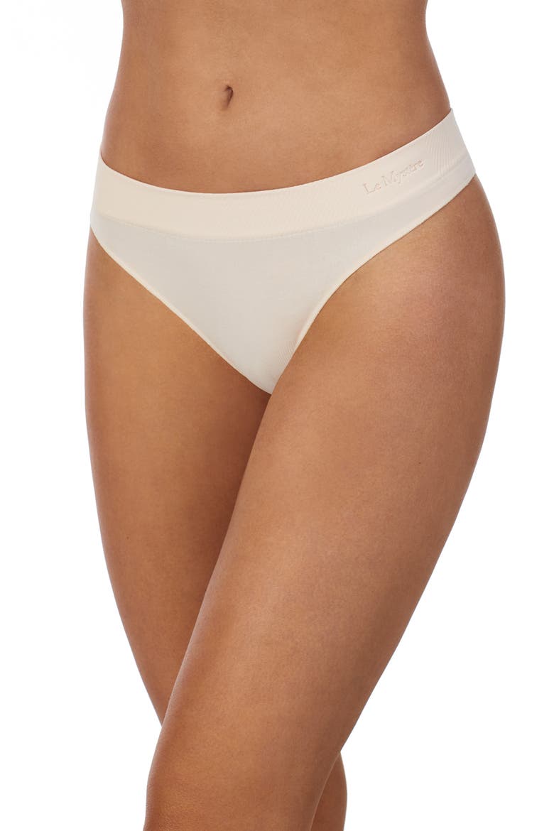 Seamless Comfort Thong, Main, color, SOFTSHELL
