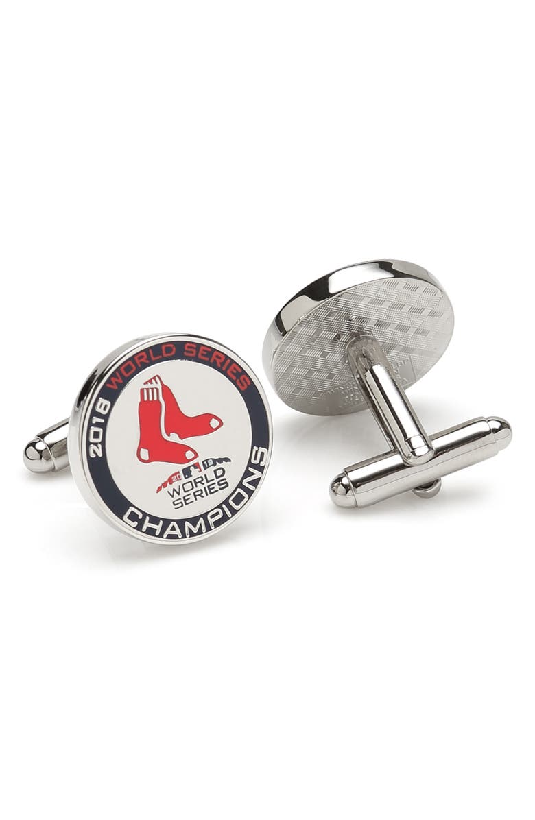 Cufflinks, Inc. Boston Red Sox World Series Cuff Links, Alternate, color, 