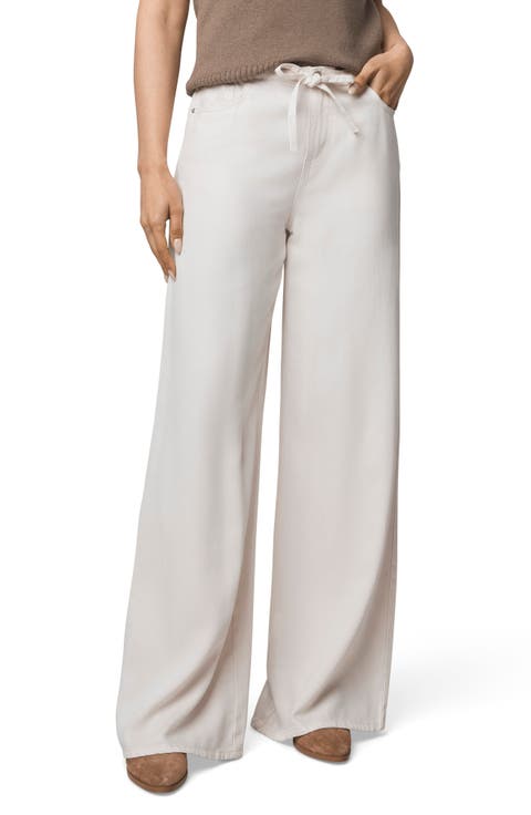 Soft Wide Leg Denim Pants (Moonstone)