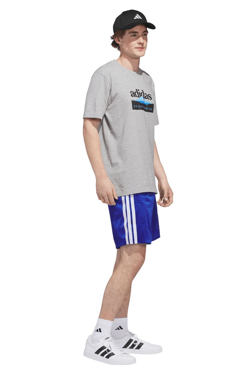 adidas Stadium Mesh Shorts, Alternate, color, Team Royal Blue