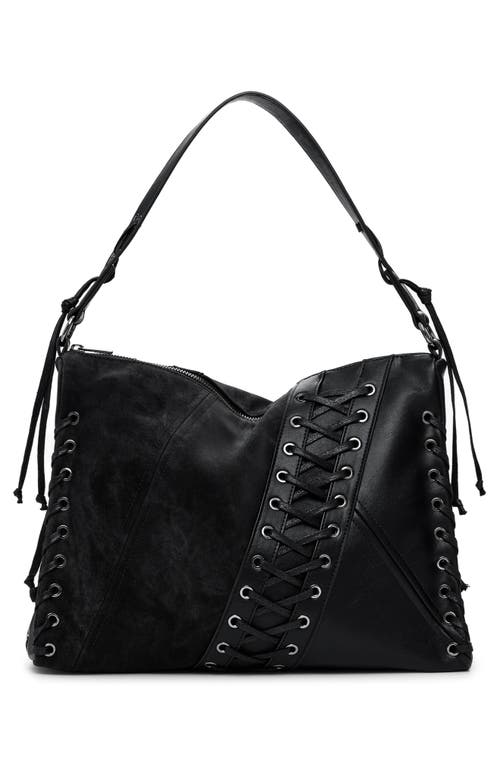 Desigual Medium Faux Leather Crossbody Bag In Black