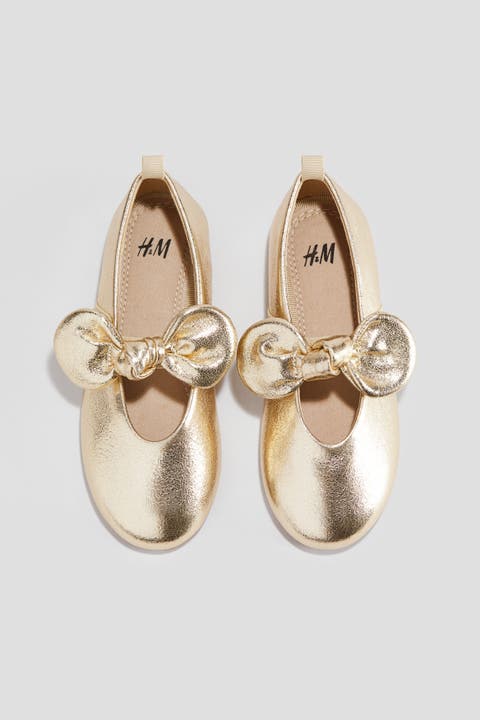 Bow-detail Ballet Pumps